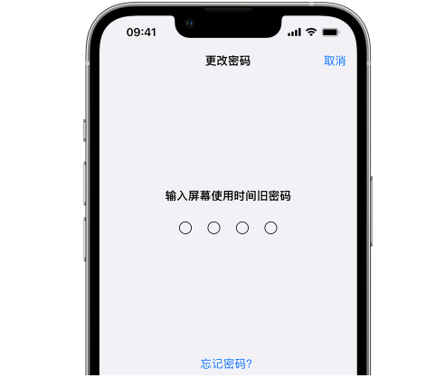 贺州iPhone屏幕维修分享iPhone屏幕使用时间密码忘记了怎么办 