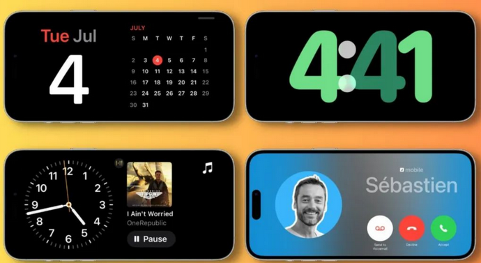 贺州苹果手机维修分享iOS17横屏充电待机显示有什么好处 