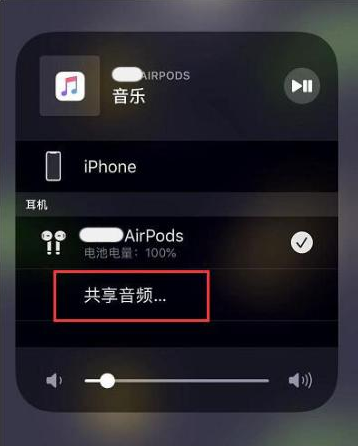 贺州苹果14音频维修点分享iPhone14音频共享设置方法 