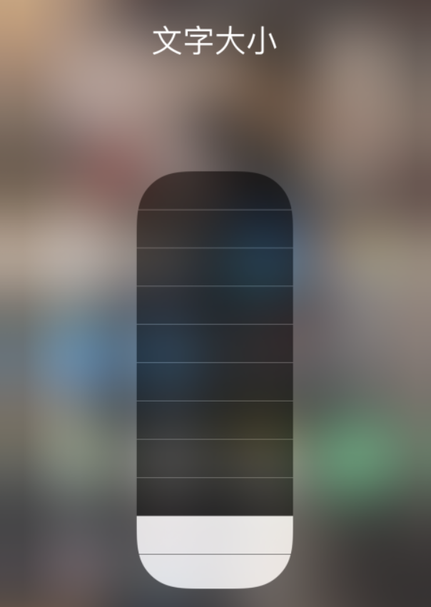 贺州苹果手机维修分享小技巧：在 iPhone 控制中心快速调节字体大小 