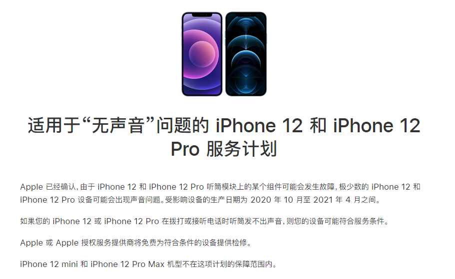 贺州苹果手机维修分享iPhone 12/Pro 拨打或接听电话时无声音怎么办 